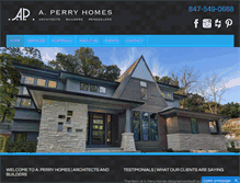 Tablet Screenshot of aperryhomes.com